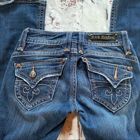 ROCK REVIVAL Gwen Boot Cut Jeans - Picture 1 of 12